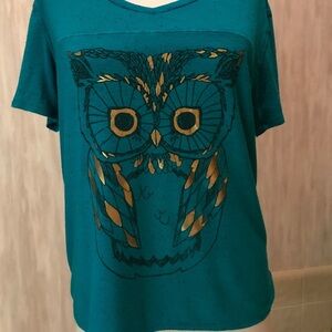 Fifth Sun hi-low owl top